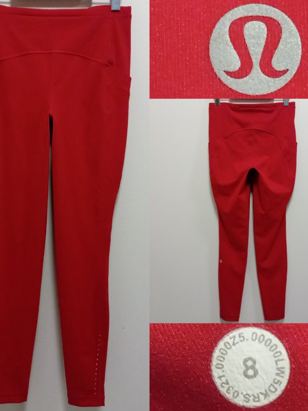 Lululemon Swift Speed Tight Size 8 Medium 27.5" Dark Red Run Luxtreme